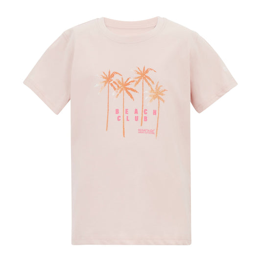 Pink Haze - Front - Regatta Childrens-Kids Bosley Beach Club T-Shirt