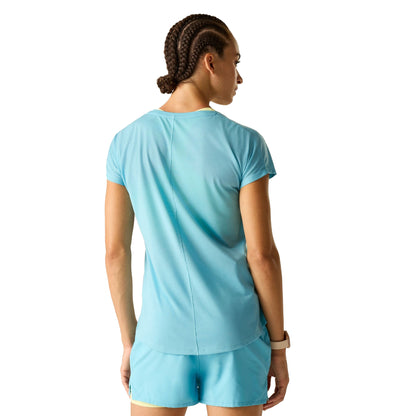 Nordic Blue - Pack Shot - Dare 2B Womens-Ladies Serenity Abstract Mountain T-Shirt