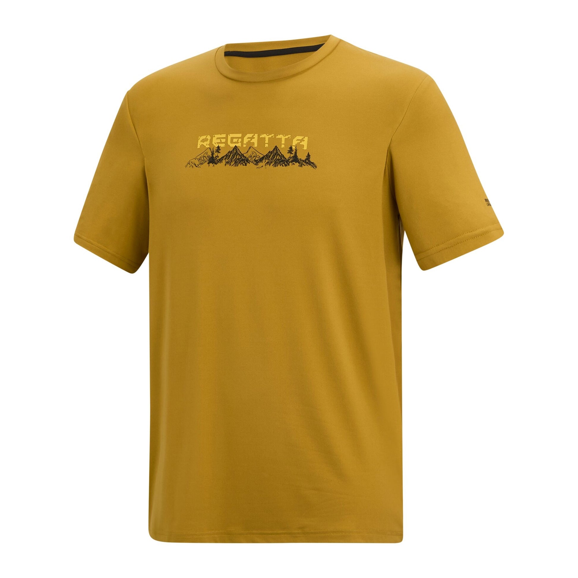 Wood Brown - Side - Regatta Mens Fingal Mountain T-Shirt