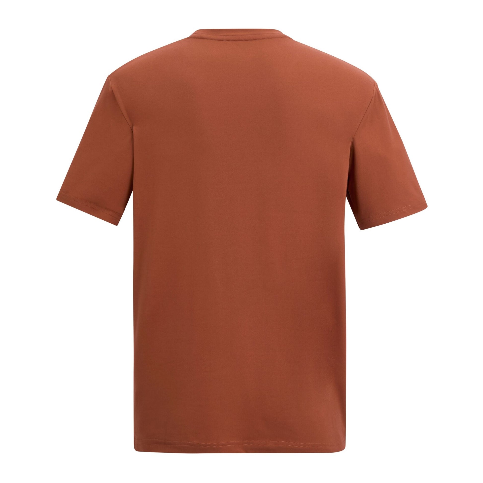 Brick - Back - Regatta Mens Fingal Topographic T-Shirt
