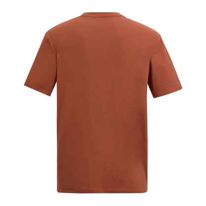 Brick - Back - Regatta Mens Fingal Topographic T-Shirt
