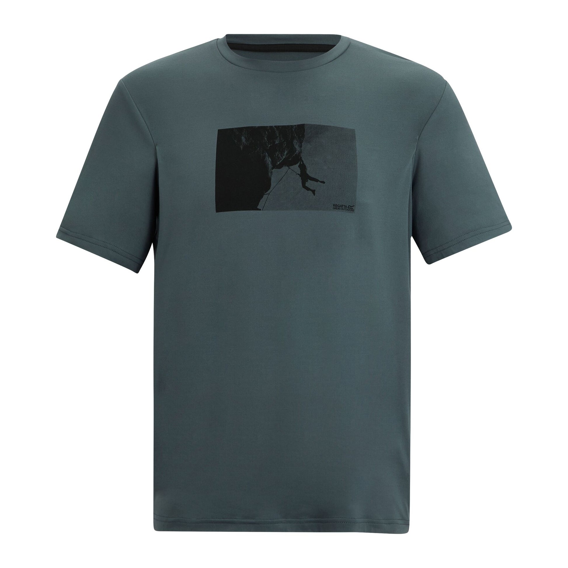 Dark Storm - Front - Regatta Mens Fingal Mountain Climbing T-Shirt