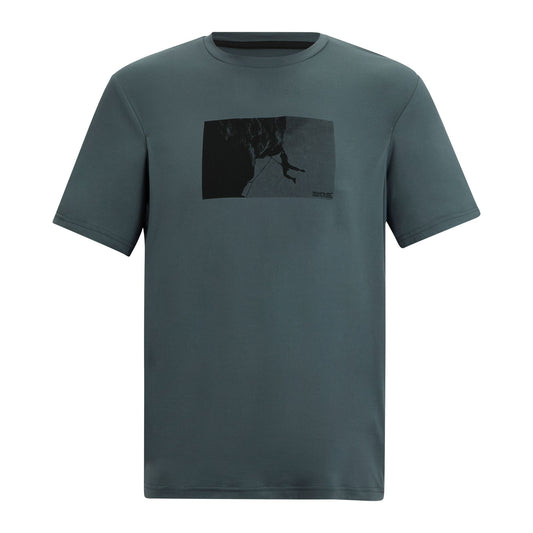 Dark Storm - Front - Regatta Mens Fingal Mountain Climbing T-Shirt