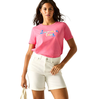 Pink Lemonade-Summer - Lifestyle - Regatta Womens-Ladies Filandra VX T-Shirt