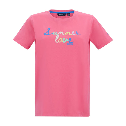 Pink Lemonade-Summer - Front - Regatta Womens-Ladies Filandra VX T-Shirt