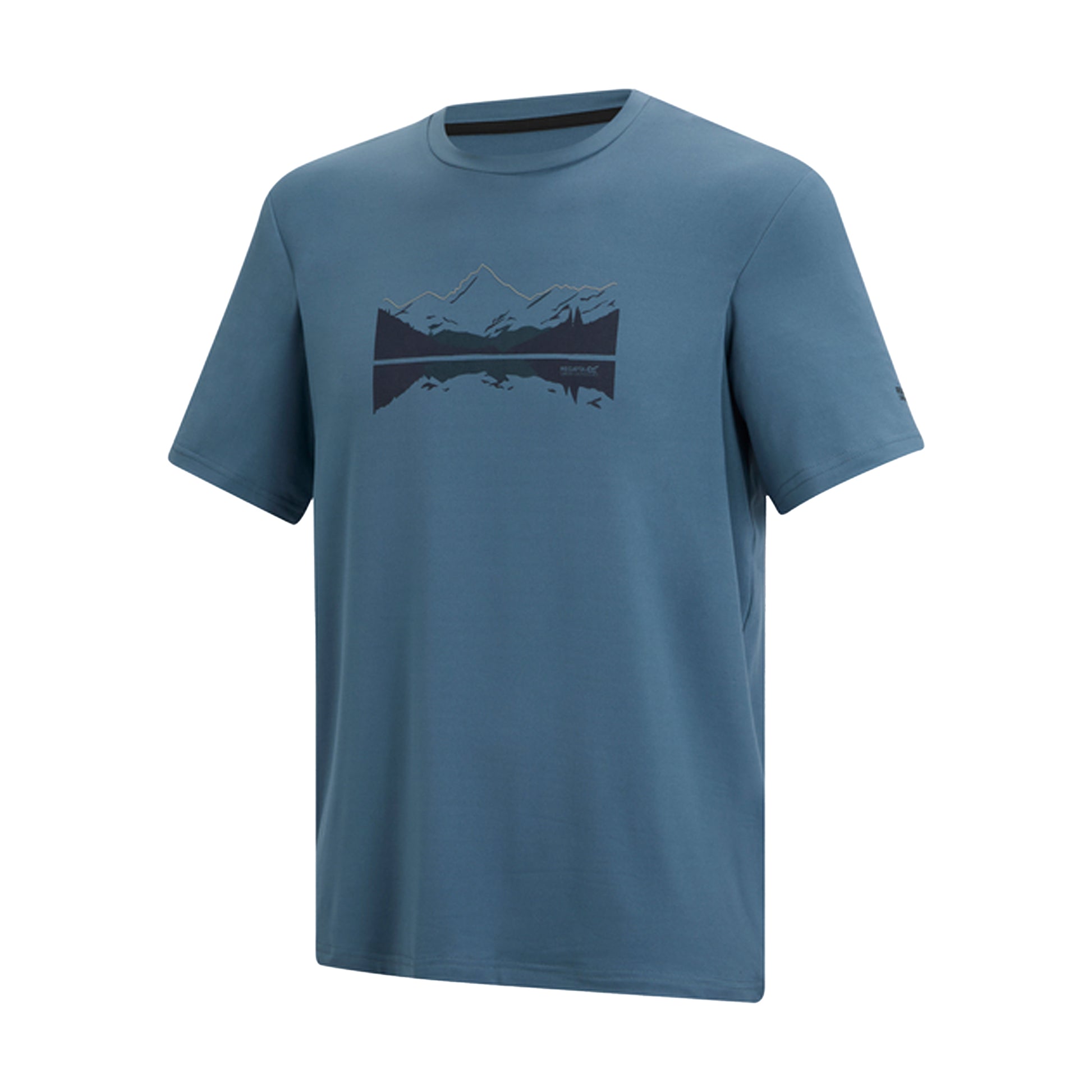 China Blue - Side - Regatta Mens Fingal T-Shirt
