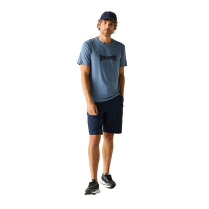 China Blue - Lifestyle - Regatta Mens Fingal T-Shirt