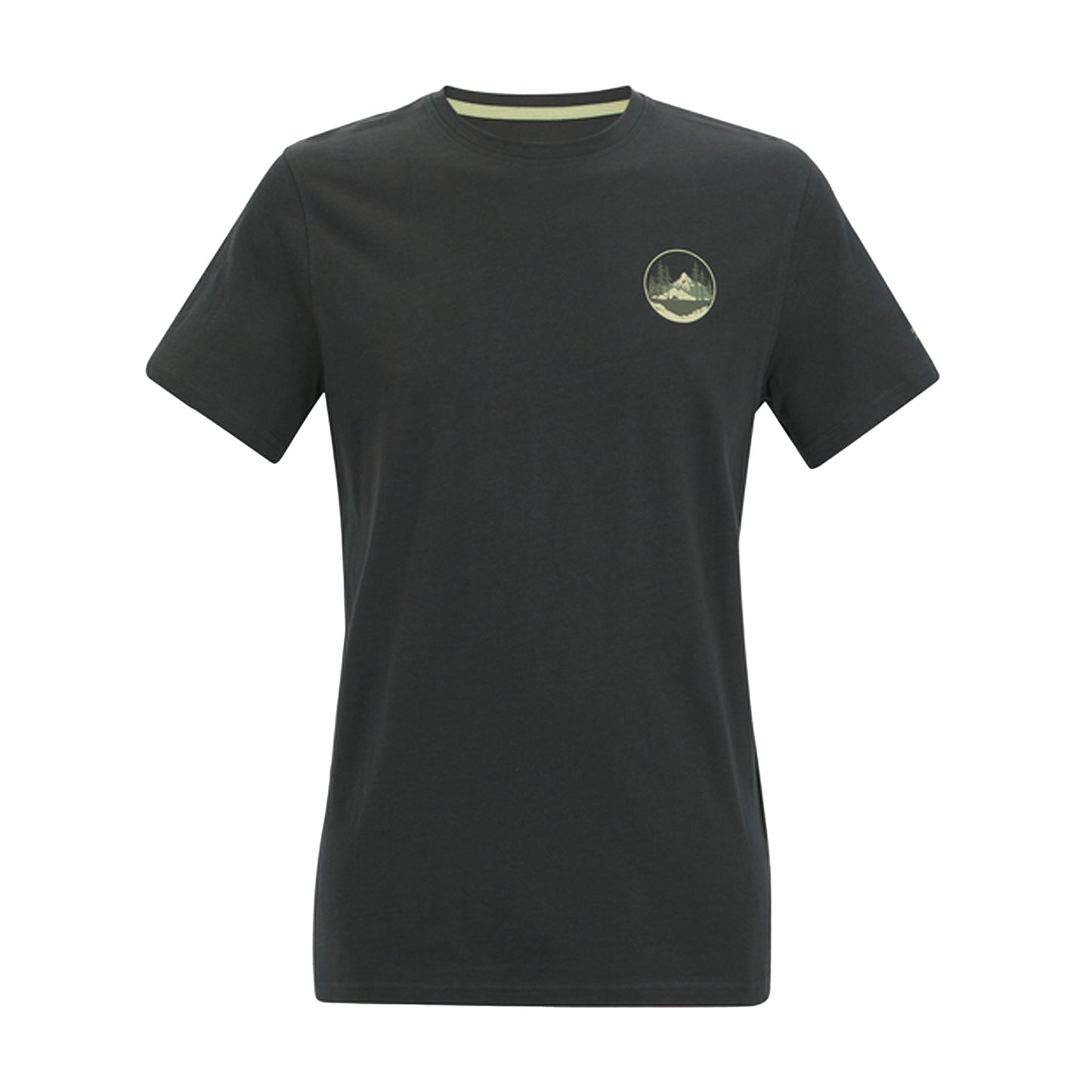 Ash - Front - Regatta Mens Breezed Circle Mountain T-Shirt