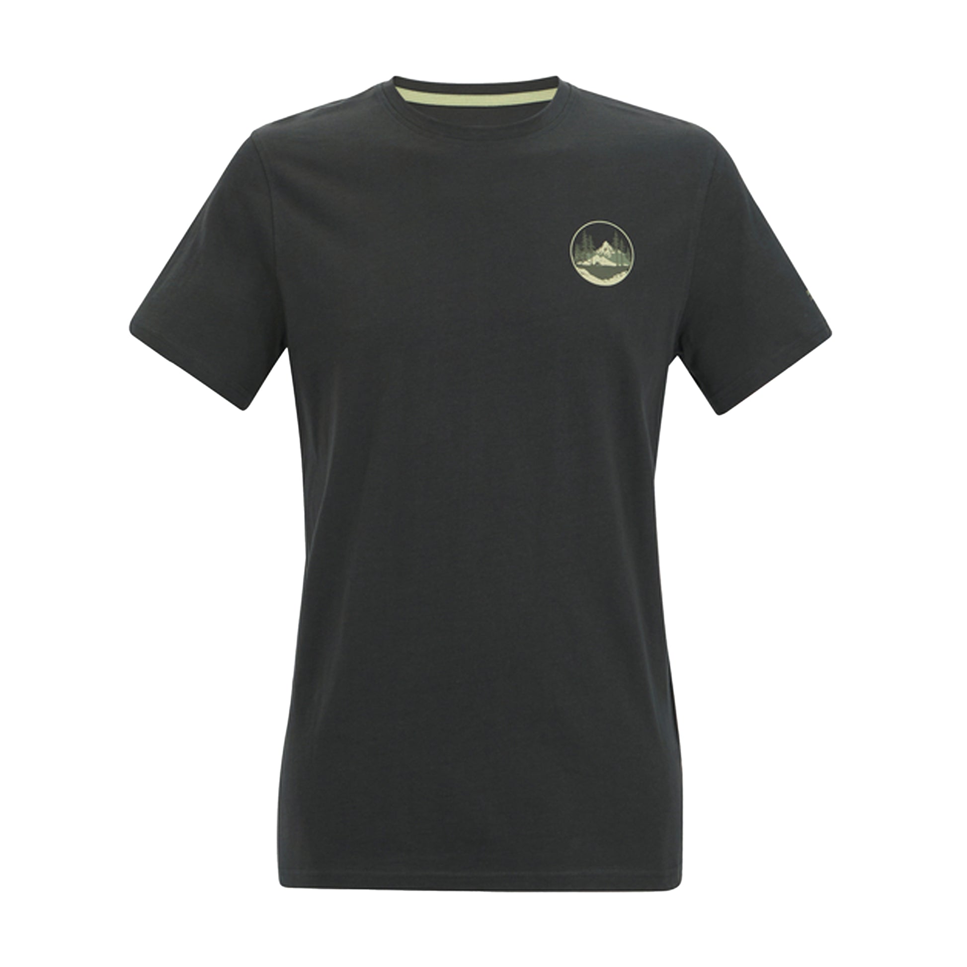 Ash - Front - Regatta Mens Breezed Circle Mountain T-Shirt