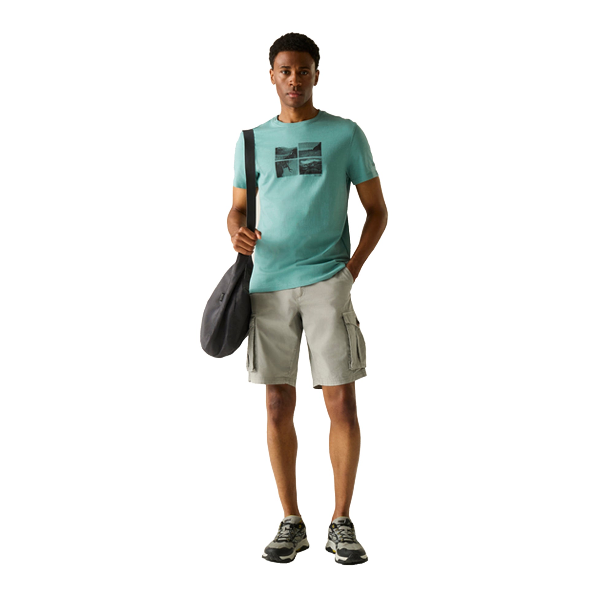 Arctic - Lifestyle - Regatta Mens Breezed Square Detail T-Shirt