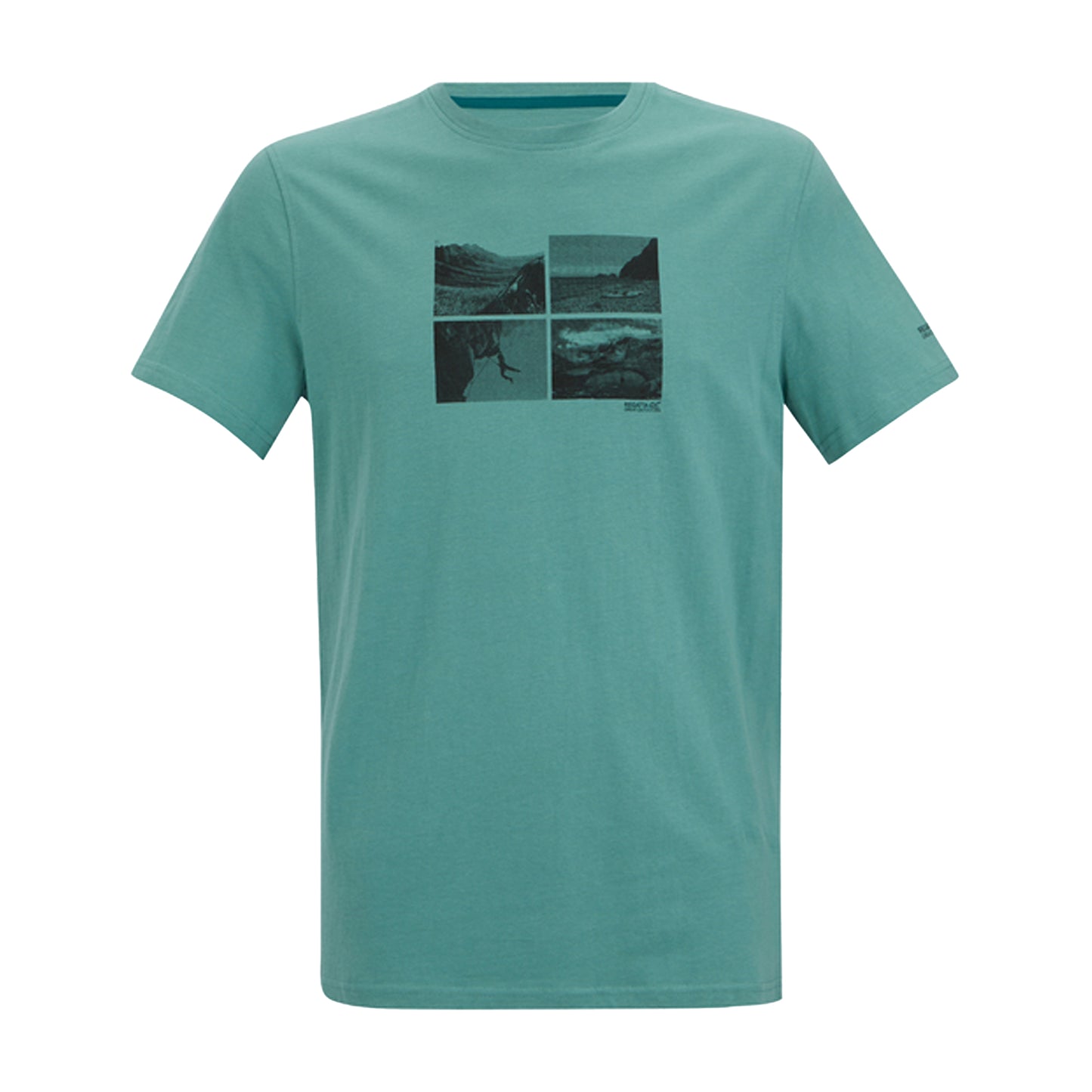 Arctic - Front - Regatta Mens Breezed Square Detail T-Shirt