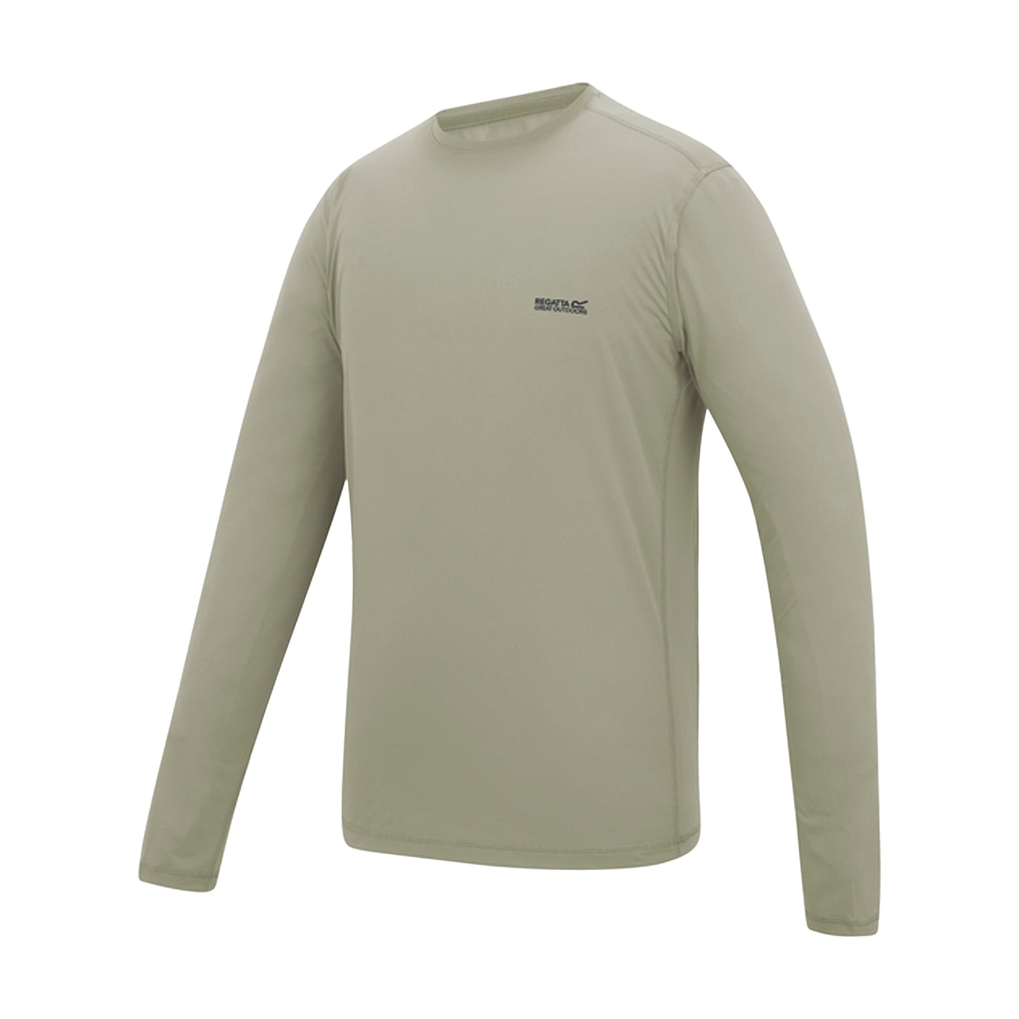 Abbeystone - Side - Regatta Mens Mindo Logo Long-Sleeved T-Shirt