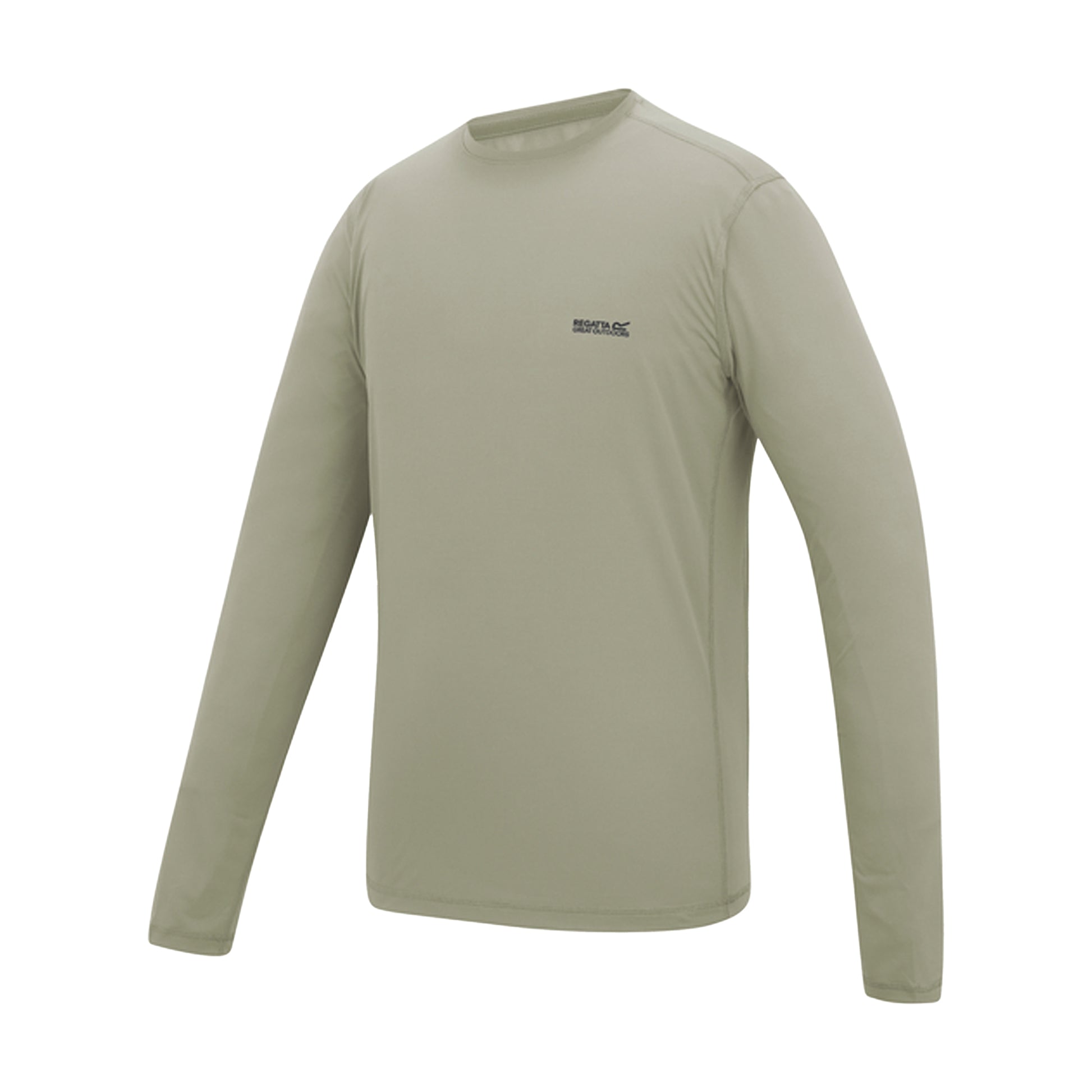 Abbeystone - Side - Regatta Mens Mindo Logo Long-Sleeved T-Shirt