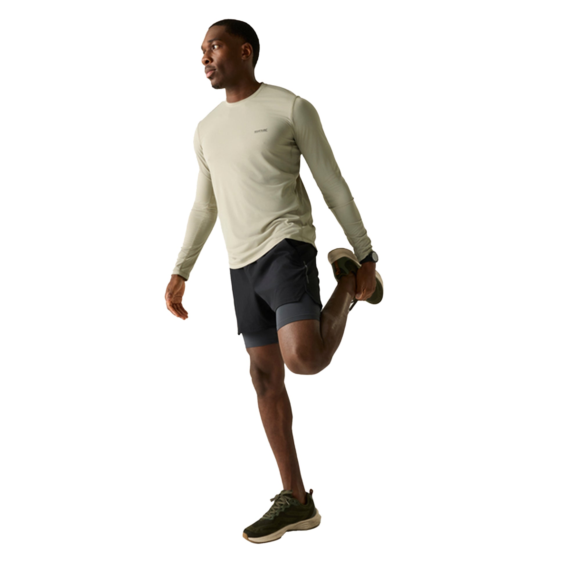 Abbeystone - Lifestyle - Regatta Mens Mindo Logo Long-Sleeved T-Shirt