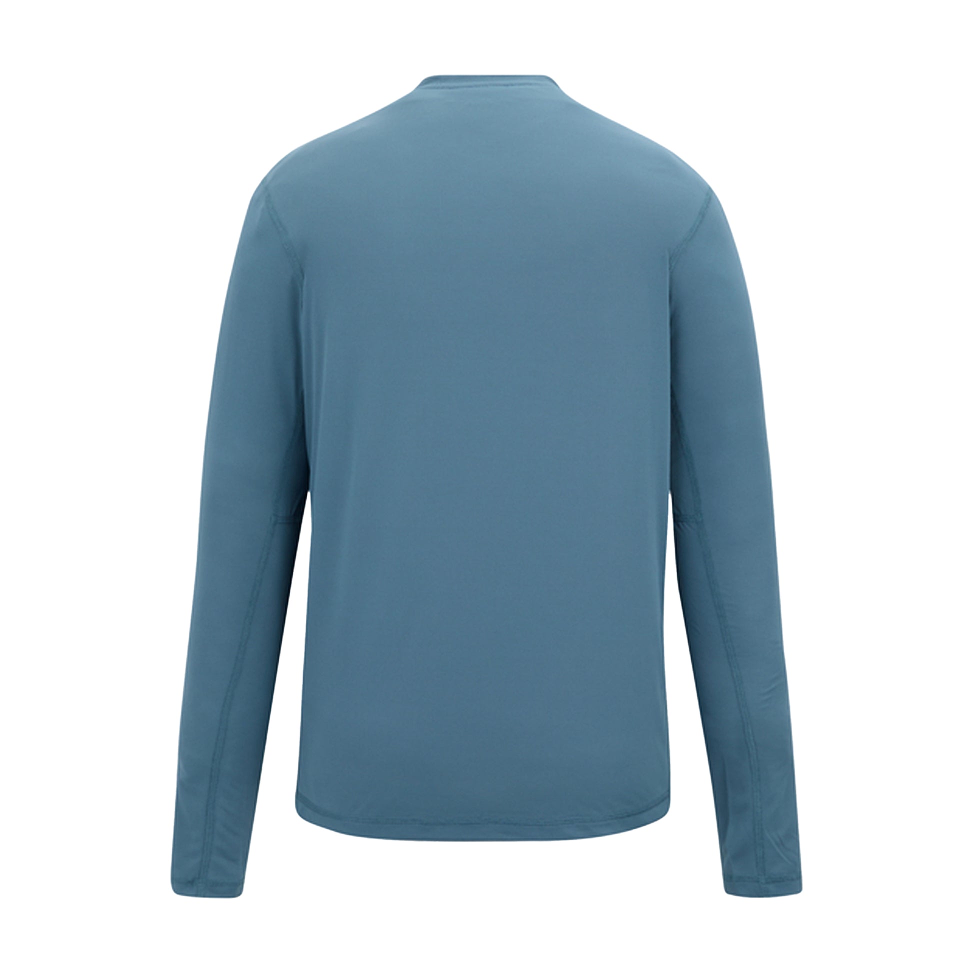 China Blue - Back - Regatta Mens Mindo Logo Long-Sleeved T-Shirt