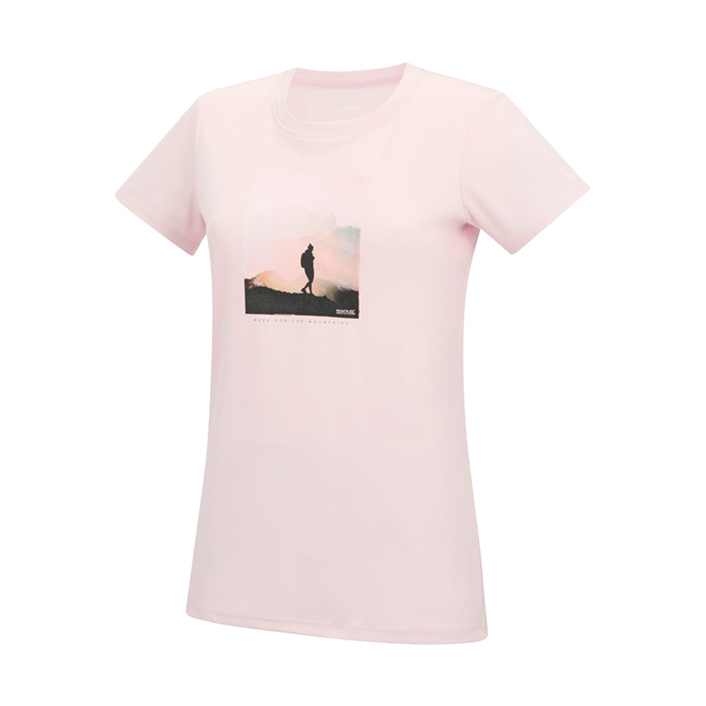 Pink Haze - Side - Regatta Womens-Ladies Fingal Adventure Print T-Shirt
