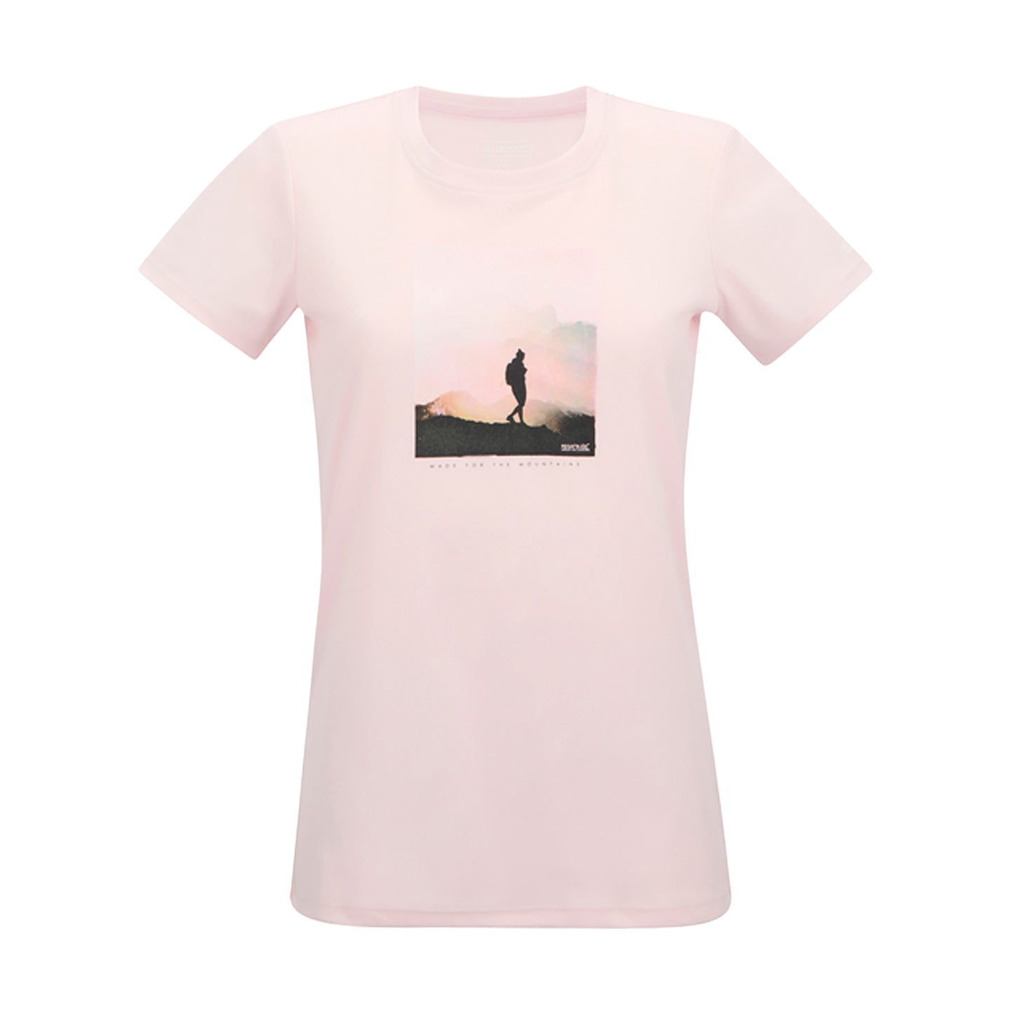 Pink Haze - Front - Regatta Womens-Ladies Fingal Adventure Print T-Shirt