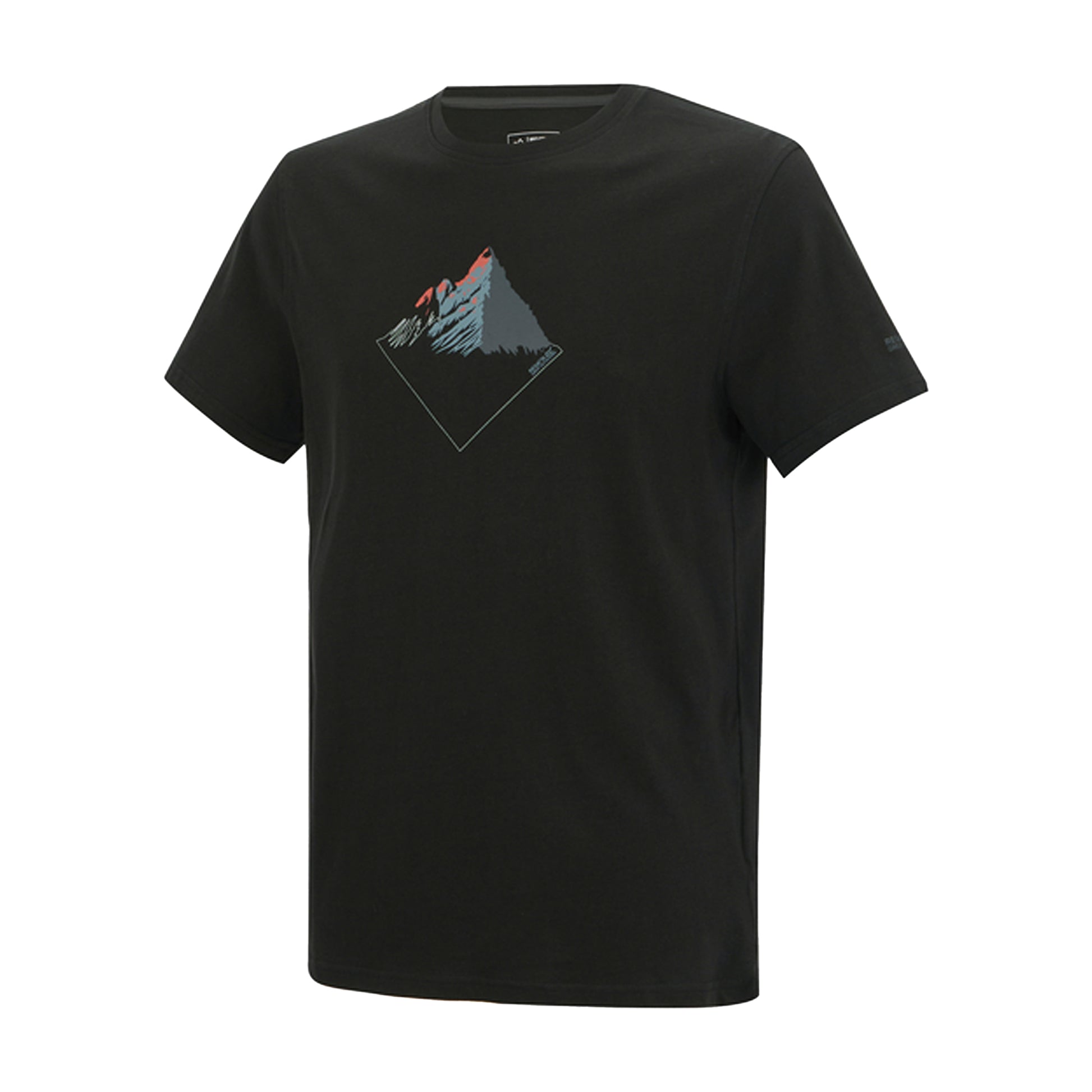 Black - Side - Regatta Mens Breezed Mountain Peaks T-Shirt