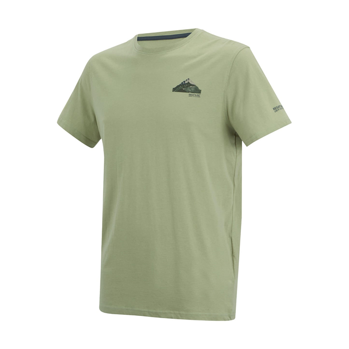 Light Sage - Side - Regatta Mens Breezed Moon Mountain T-Shirt