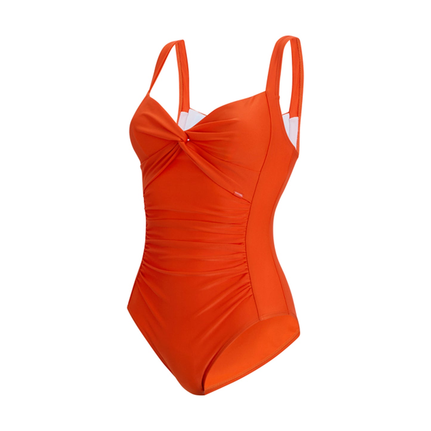 Tangerine Tango - Side - Regatta Womens-Ladies Sakari Tummy Control One Piece Swimsuit