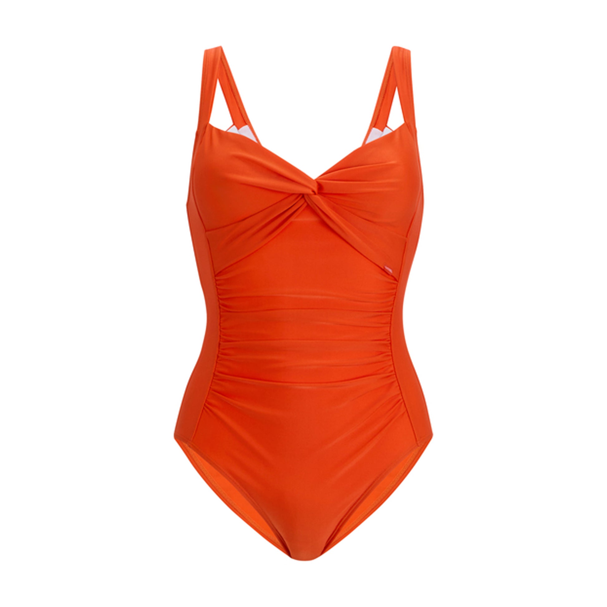Tangerine Tango - Front - Regatta Womens-Ladies Sakari Tummy Control One Piece Swimsuit