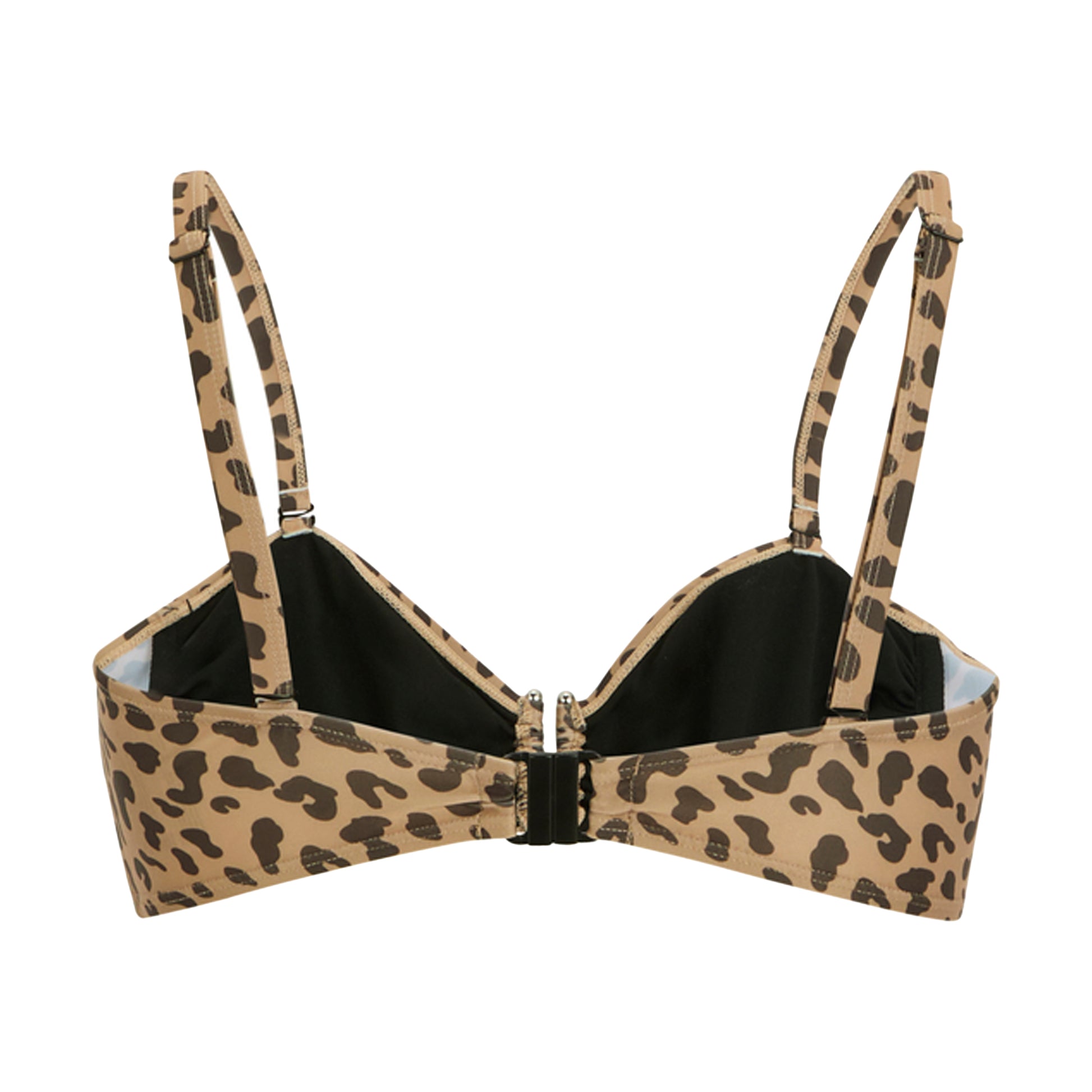 Multicoloured - Back - Regatta Womens-Ladies Aceana III Leopard Print Bikini Top