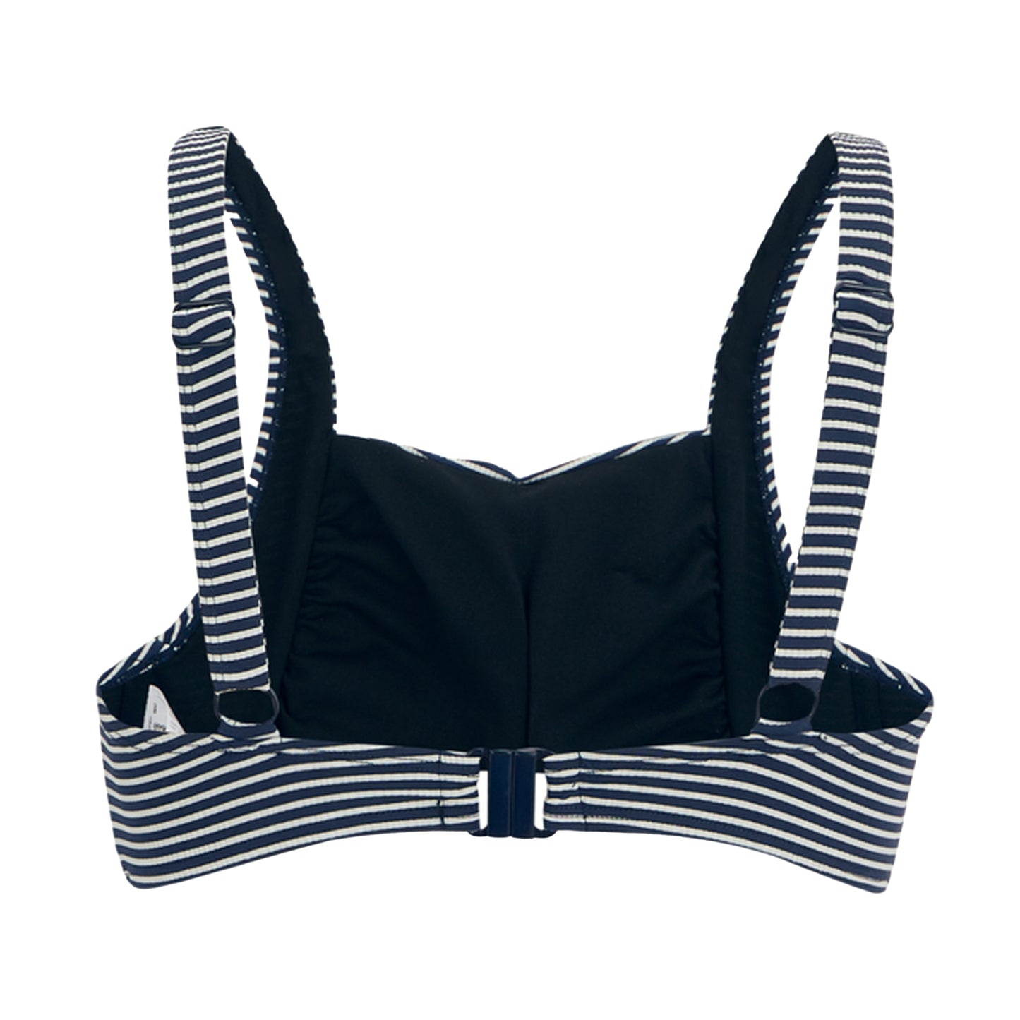 Navy-White - Back - Regatta Womens-Ladies Loria Stripe Bikini Top