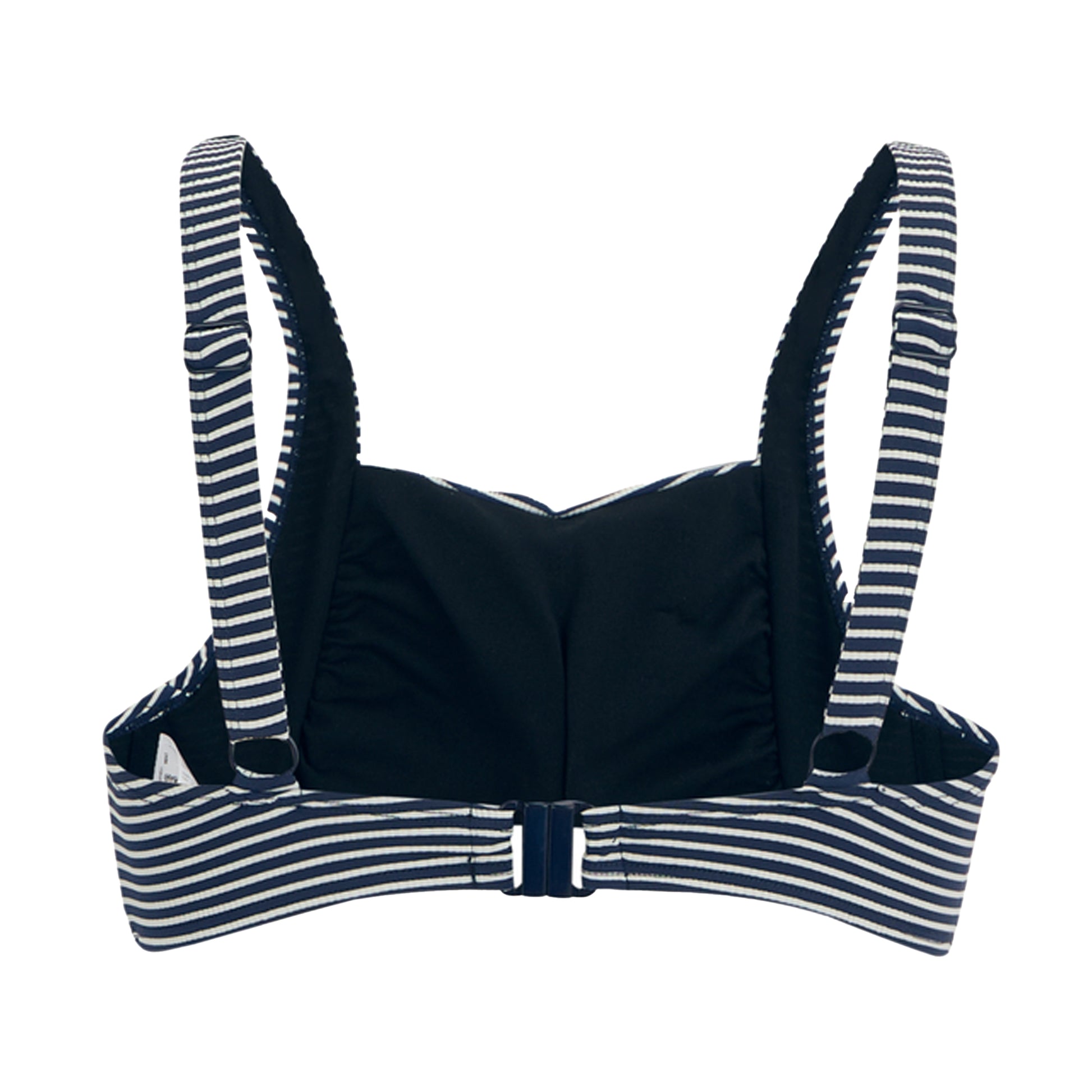 Navy-White - Back - Regatta Womens-Ladies Loria Stripe Bikini Top