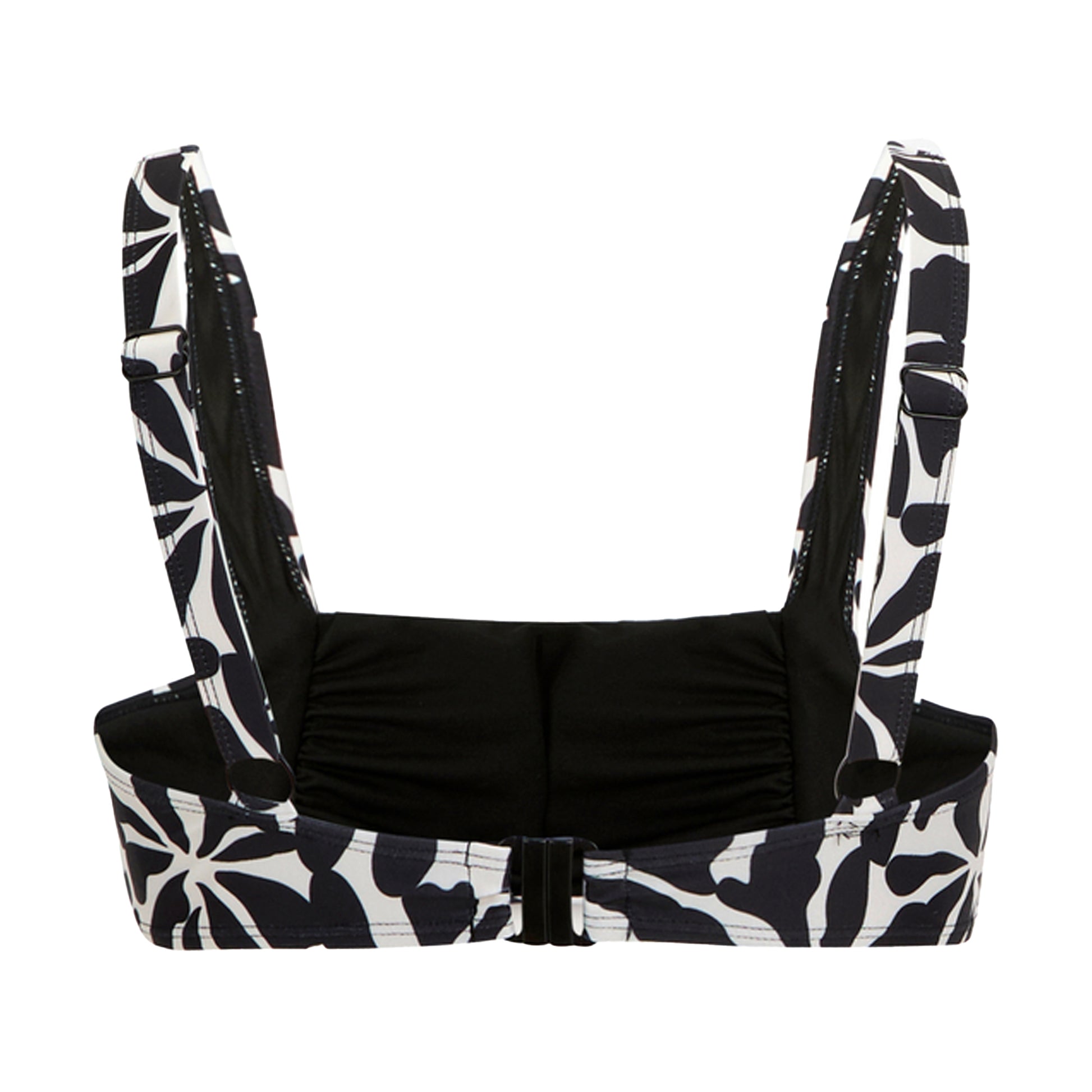 Beige - Back - Regatta Womens-Ladies Loria Abstract Floral Bikini Top