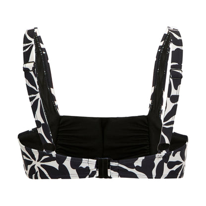 Beige - Back - Regatta Womens-Ladies Loria Abstract Floral Bikini Top