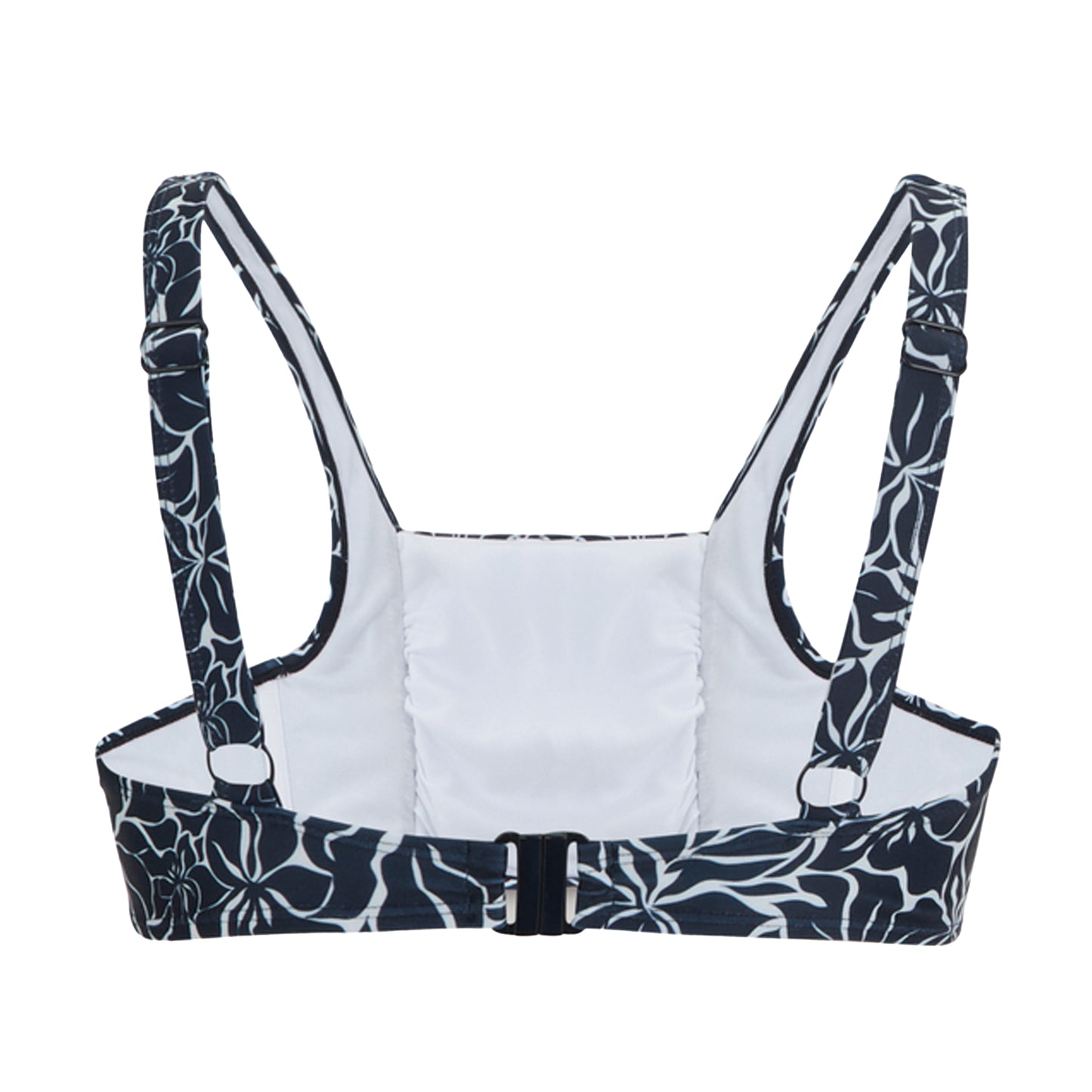 Navy - Back - Regatta Womens-Ladies Loria Floral Bikini Top