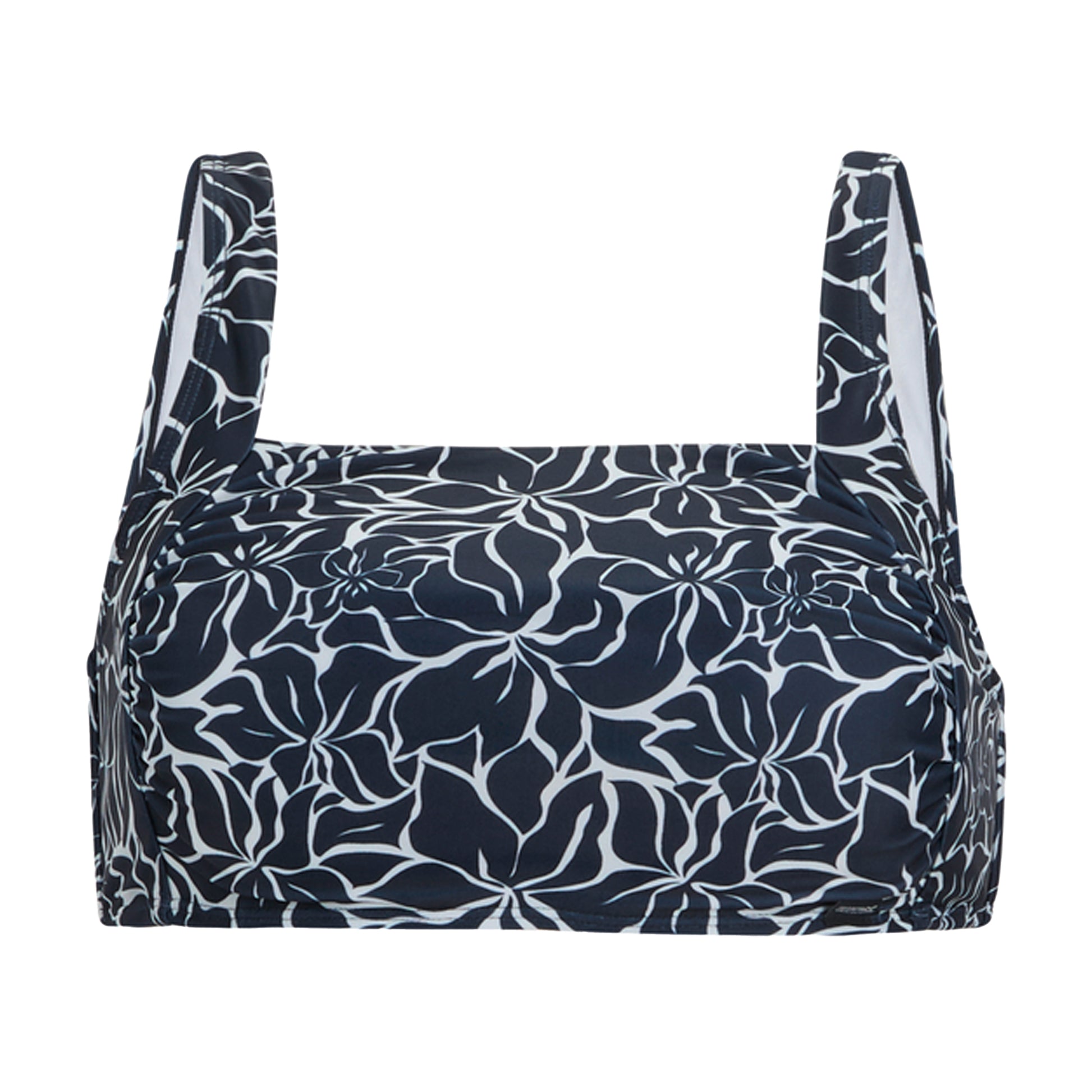Navy - Front - Regatta Womens-Ladies Loria Floral Bikini Top