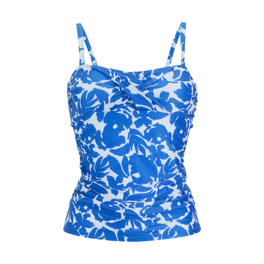 Multicoloured - Front - Regatta Womens-Ladies Aceana III Floral Tankini Top