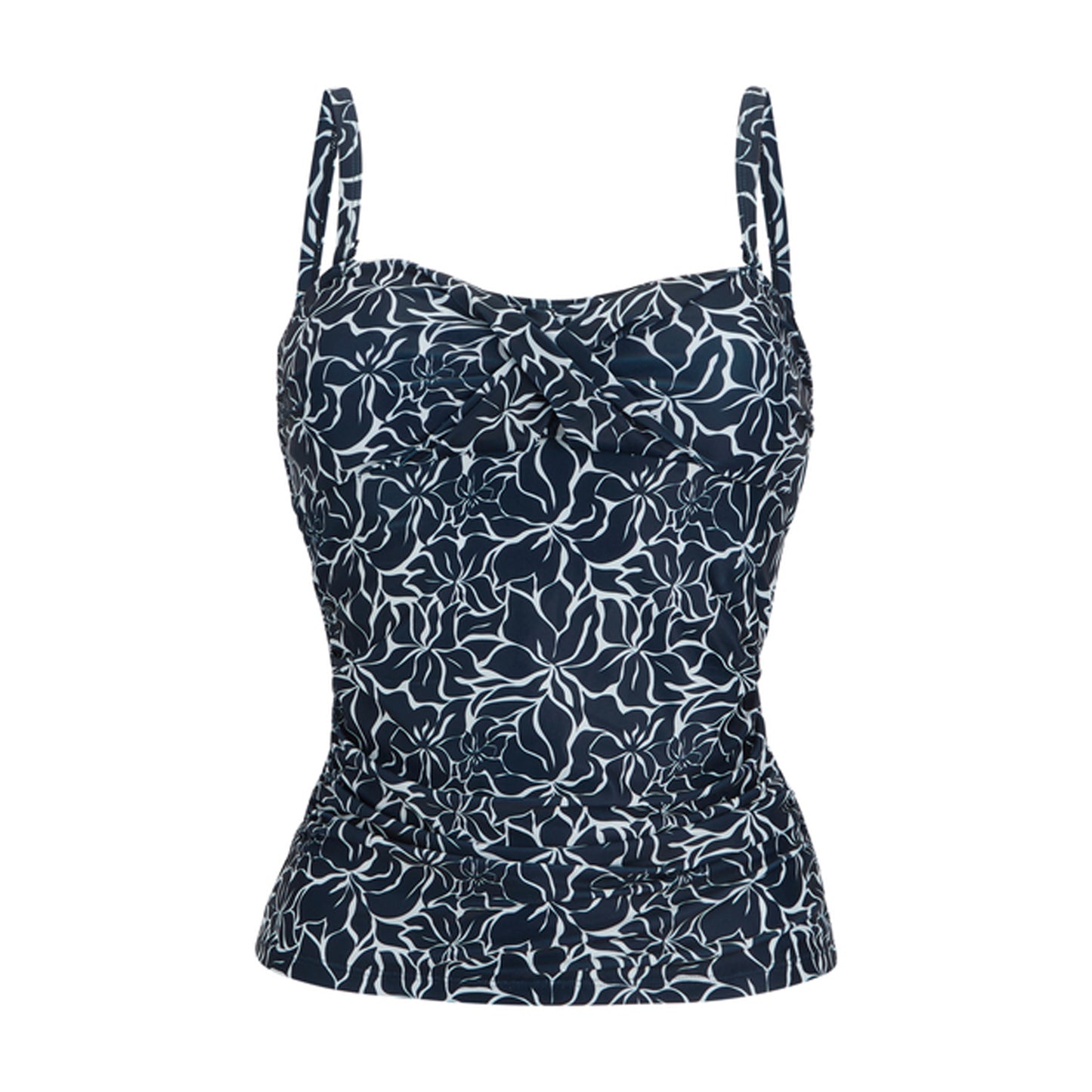Navy - Front - Regatta Womens-Ladies Aceana III Tankini Top