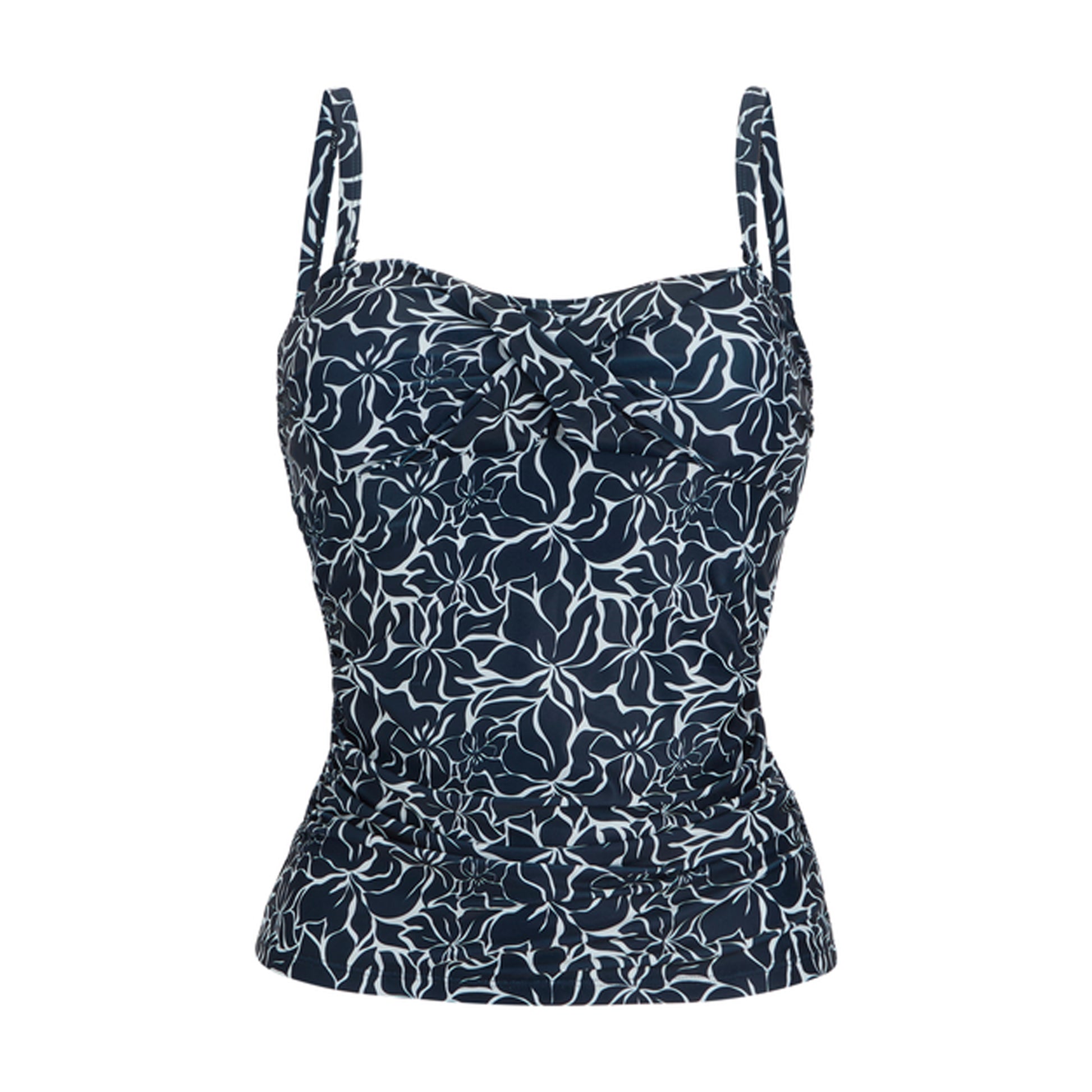 Navy - Front - Regatta Womens-Ladies Aceana III Tankini Top