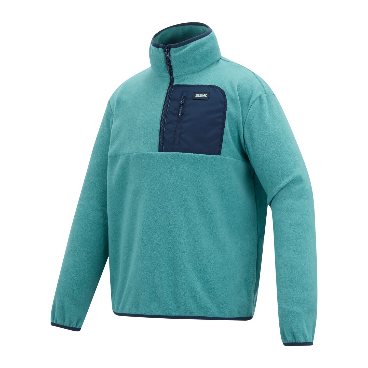 Arctic-Navy - Side - Regatta Mens Frankie Half Zip Fleece Top