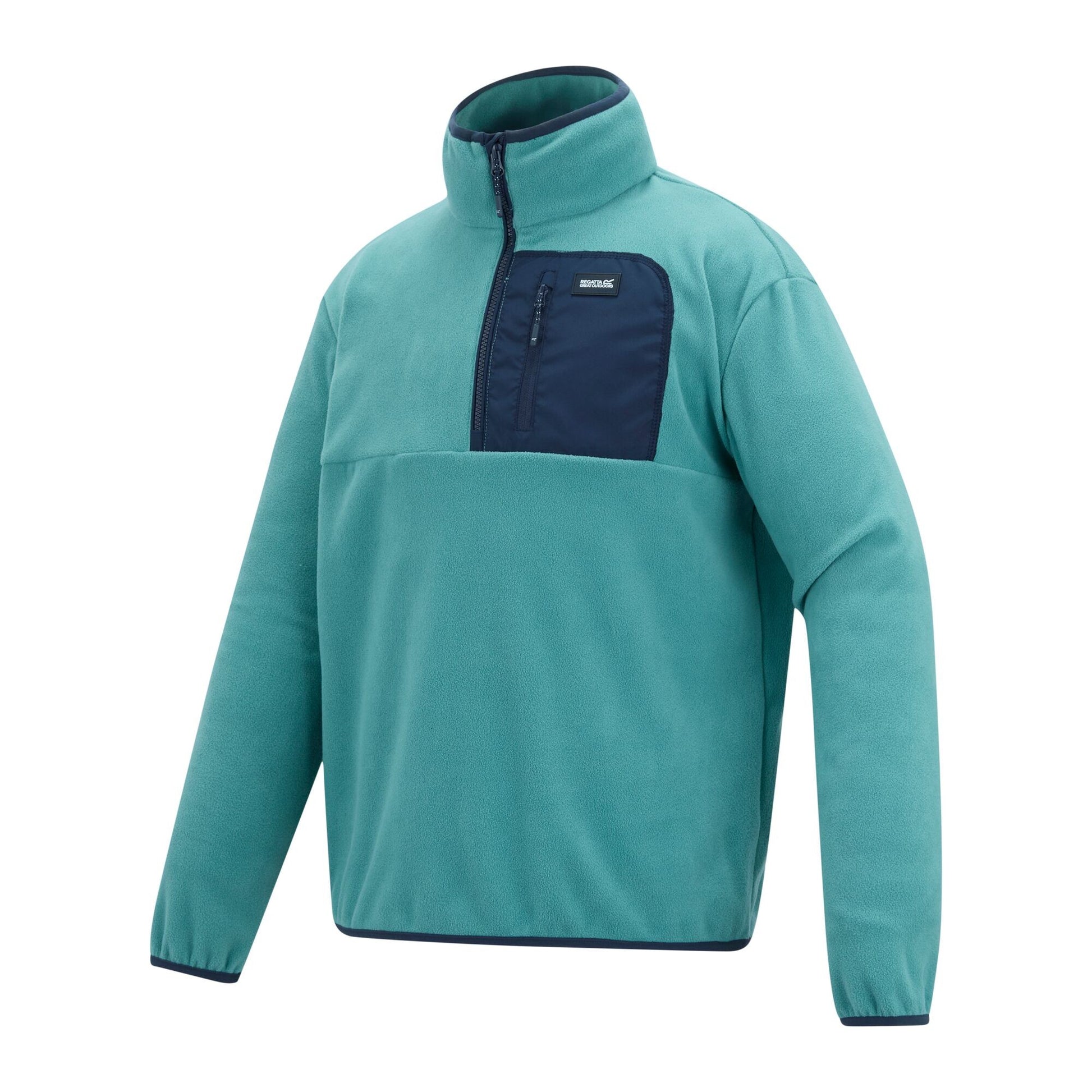 Arctic-Navy - Side - Regatta Mens Frankie Half Zip Fleece Top