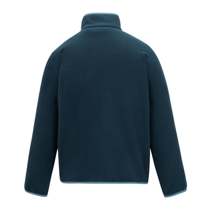 Navy-China Blue - Back - Regatta Mens Frankie Half Zip Fleece Top