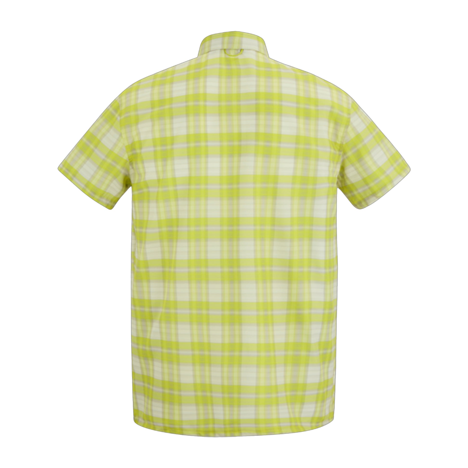 Dark Tang - Back - Regatta Mens Checked Insect Repellent Short-Sleeved Travel Shirt