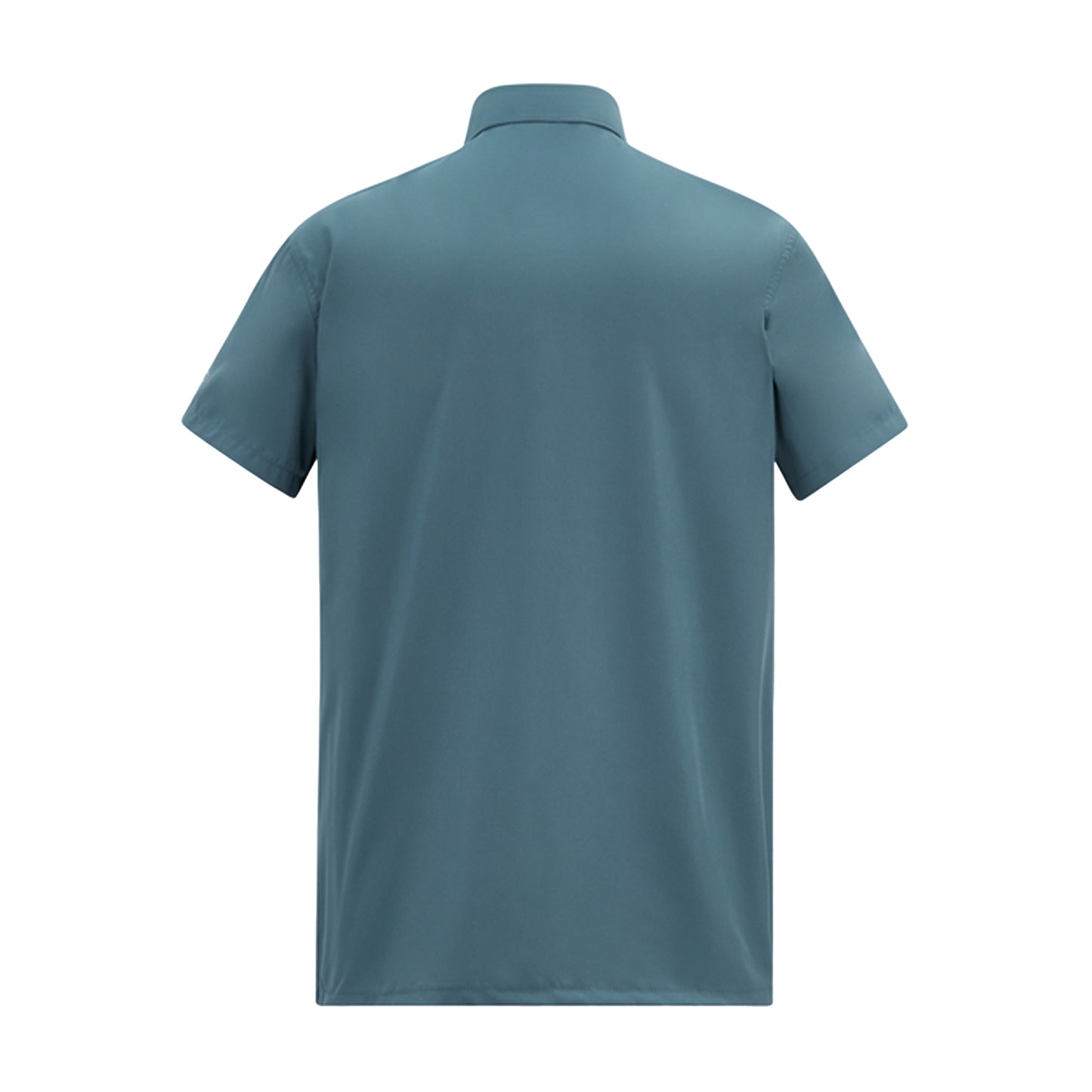 China Blue - Back - Regatta Mens Insect Repellent Short-Sleeved Travel Shirt