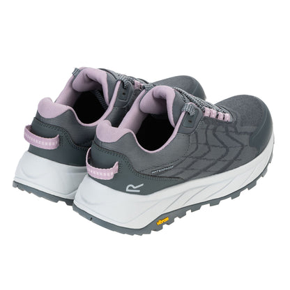 Dark Storm-Powder Lilac - Back - Regatta Womens-Ladies Cruize Trainers
