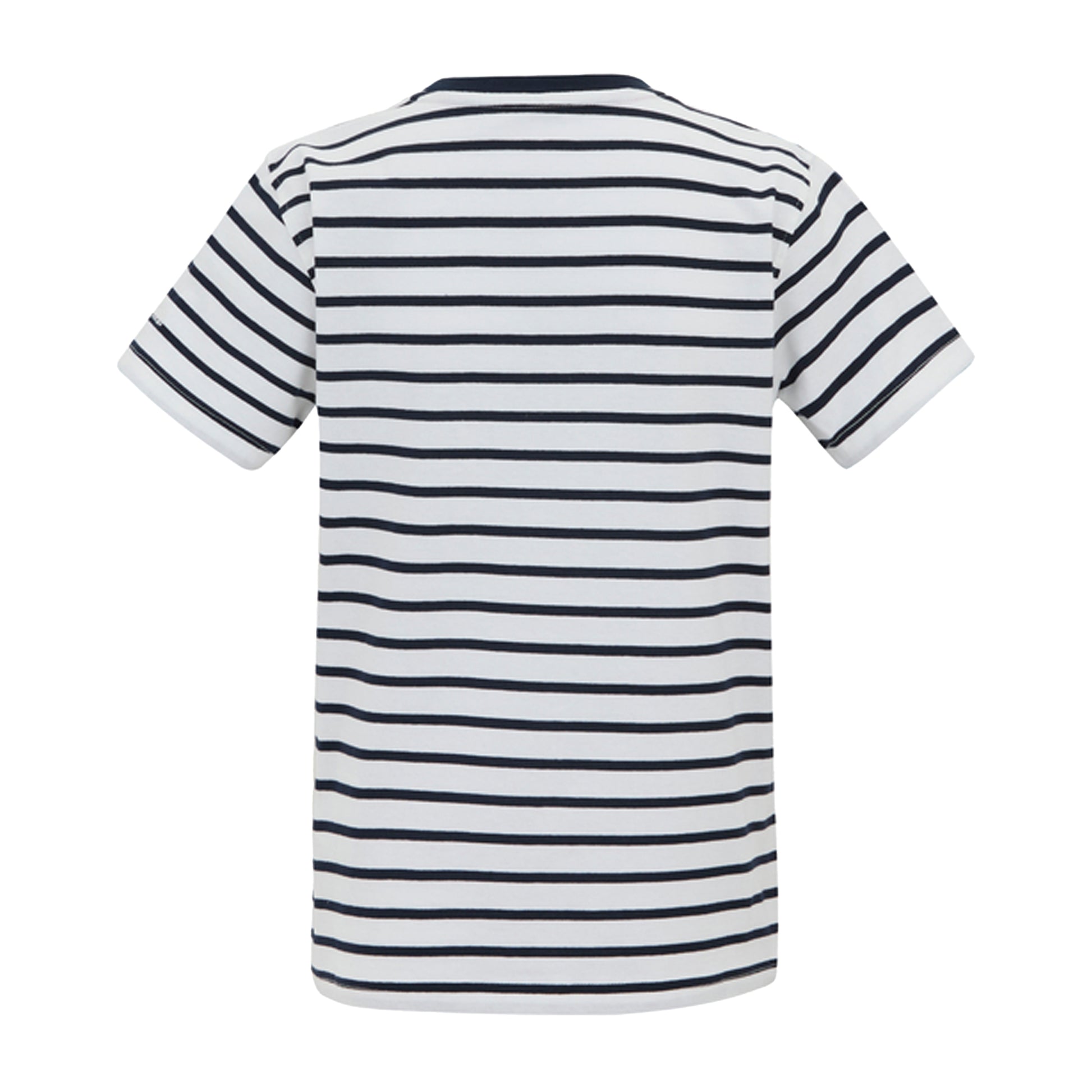 White-Navy - Back - Regatta Childrens-Kids Bosley Stripe T-Shirt
