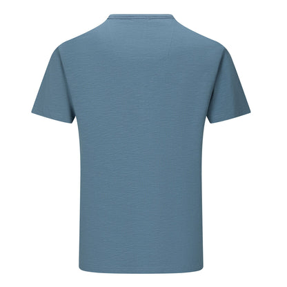 China Blue - Back - Regatta Mens Finlo Logo T-Shirt