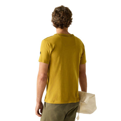 Wood Brown - Pack Shot - Regatta Mens Finlo Logo T-Shirt