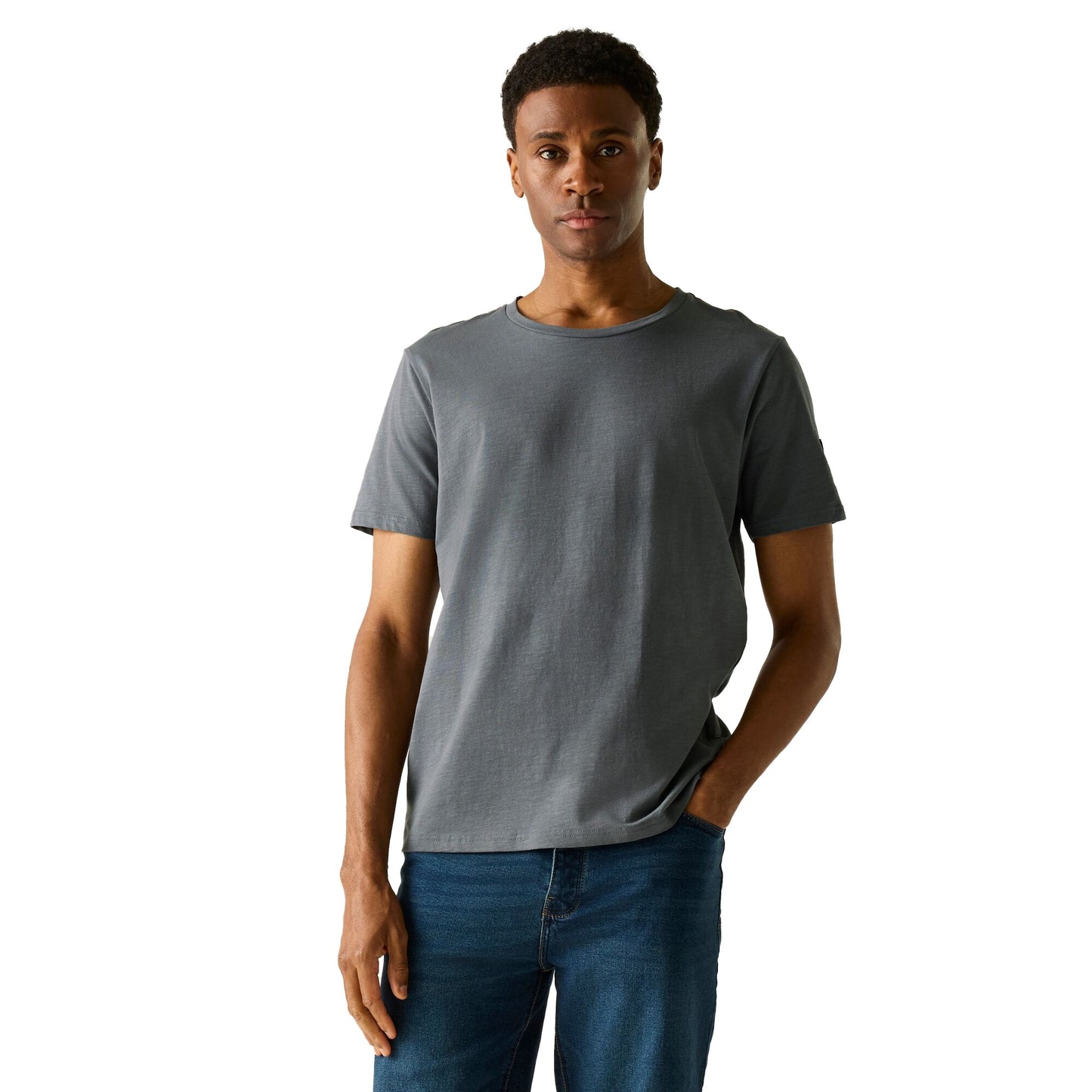 Dark Storm - Lifestyle - Regatta Mens Finlo Logo T-Shirt