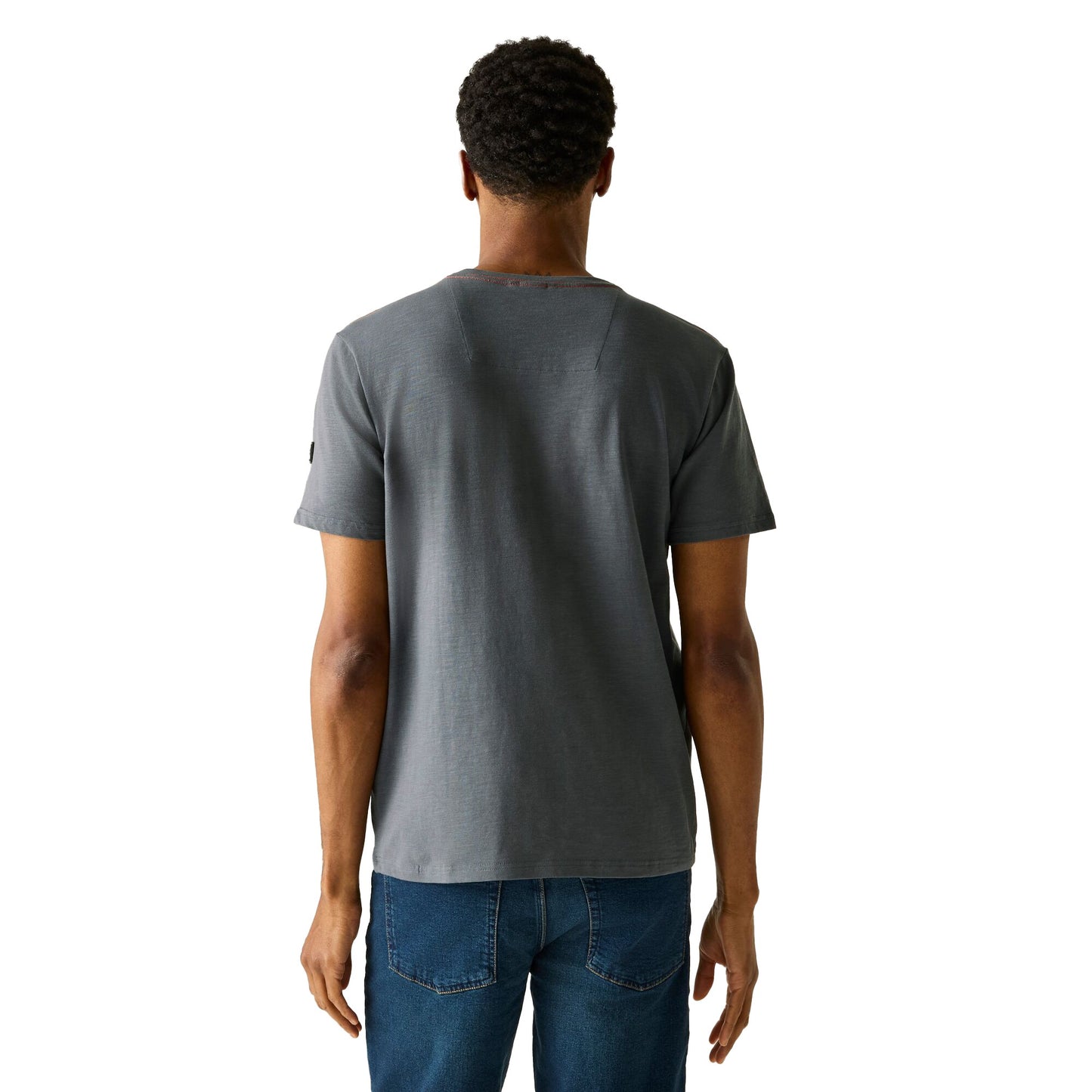 Dark Storm - Pack Shot - Regatta Mens Finlo Logo T-Shirt
