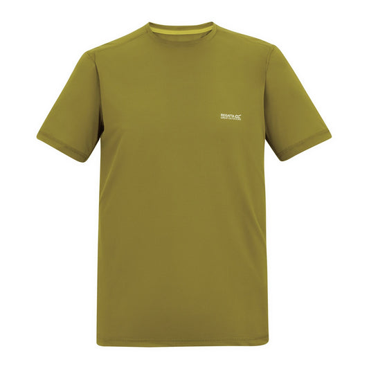 Wood Brown - Front - Regatta Mens Fingal Stretch T-Shirt