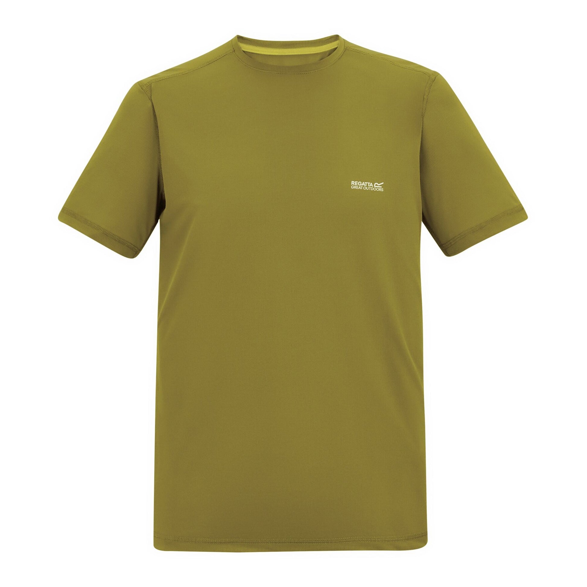 Wood Brown - Front - Regatta Mens Fingal Stretch T-Shirt
