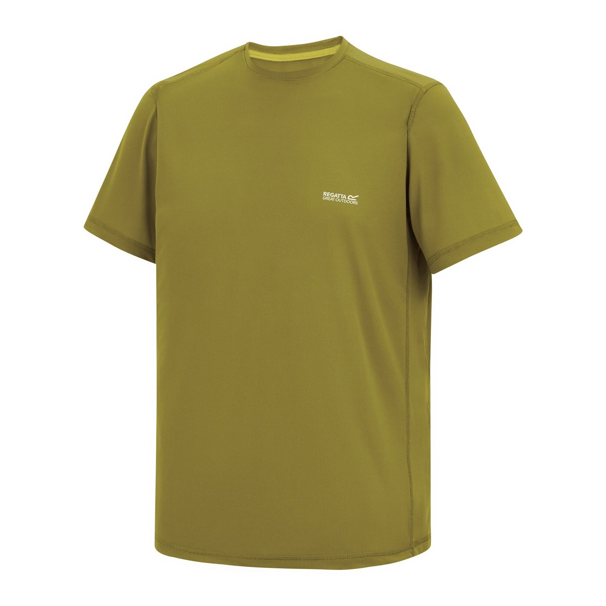 Wood Brown - Side - Regatta Mens Fingal Stretch T-Shirt