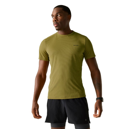 Wood Brown - Lifestyle - Regatta Mens Fingal Stretch T-Shirt